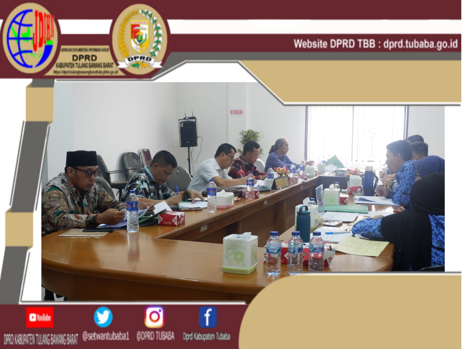 Komisi-Komisi DPRD Kabupaten Tulang Bawang Barat Menggelar Hearing Bersama OPD Atas Raperda APBD Tahun Anggaran 2023